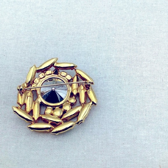 Vintage Gems of Autumn Rivoli Juliana Brooch - Picture 3 of 3